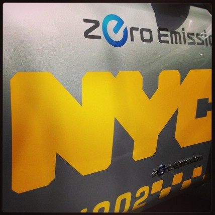 NYC Zero emission taxis- Photo Courtesy NYC TLC